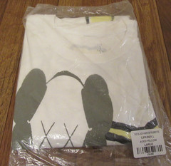 Cactus Jack Kaws For Fragment T-Shirt Size Large Acid Yellow Brand New Free S&H