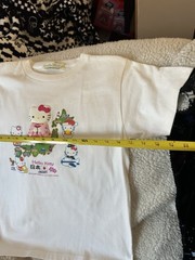 SANRIO HELLO KITTY VINTAGE WHITE TEE TOKOYO JAPAN 2004 NEW PAT.3038514&P