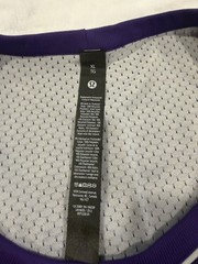 Lululemon Double Layered Mesh Reversible Tank Purple/White Men’s XL
