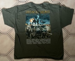 Iron Maiden Legacy of the Beast World Tour 2022 T-Shirt 2XL Green Aces High