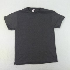 Hanes Shirts Mens Medium Grey Short Sleeve Cotton Blend Set Of 4