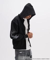 AVIREX FINAL FANTASY VII REMAKE ZIP UP HOODIE BLACK EDITION XL