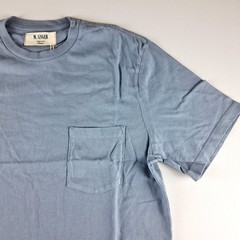 M. Singer Short Sleeve Pocket Tee T-Shirt Men’s Size Small Indigo Blue Cotton