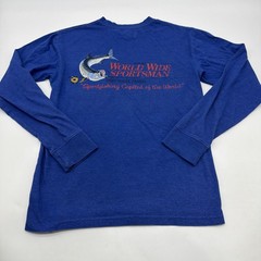 World Wide Sportsman Island Florida T-shirt Men S Blure Graphic Print Logo.46884