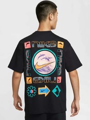 Men’s Nike Sportswear Max90 Loose Fit T-Shirt-Black Size XL -New