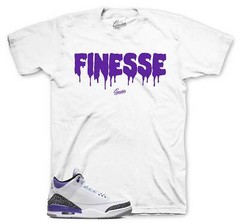 Shirt To Match Jordan 3 Dark Iris – Finesse Sneaker Tee