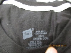 7 Brand New Hanes Most Comfortable Men’s Tagless Crew Black T-Shirts Size L