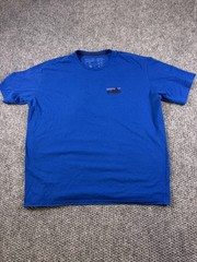 Patagonia Shirt Mens XL Blue Save Our Home Planet Graphic Tee Organic Cotton