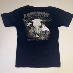 Harley-Davidson Longhorn Skull T-Shirt Grand Prairie TX