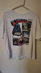 Batman Vtg Comic Book T Shirt Small S Sleeve on White Single stitch No Label 27