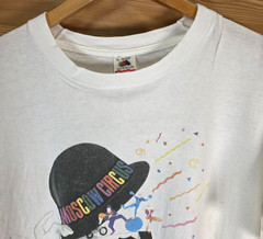 Vintage 90s Moscow Circus T Shirt XL Rare Russian Carnival NY Times Square READ