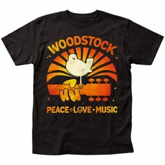 Vinatge Rock and Roll Graphic T Shirt Colorful Vintage Music Style Tee