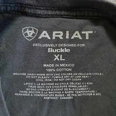 Ariat Mens XL T Shirt By Buckle Work Wear Black