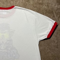 Moolay Bushpig Bait Co Ringer T Shirt Mens XL White Red Pig Graphic Outdoor Tee