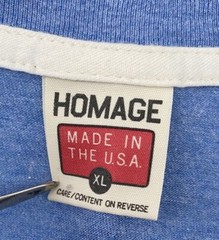 Homage Philadelphia Union Mens Shirt XL Blue Cotton Blend MLS Join or Die