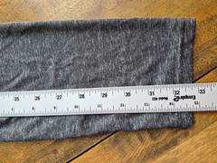 Mens Adidas Ultimate Tee L/S Athletic T-Shirt LG Dk Heathered Gray Performance