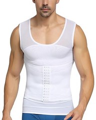 Men Compression Shirts Body shaper Tummy Control Underwear Slimming Girdle US