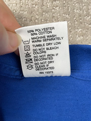 Vintage 1991 Walmart T-Shirt Adult XL Royal Blue Single Stitch Made in USA Proud