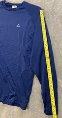 Gerry Shirt Men M 38/40 Blue Crew Outdoor Casual Stretch Base Layer Adult