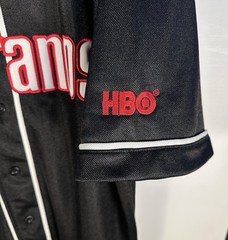 Vintage The Sopranos Tony #1 Black Baseball Jersey Size XXL HBO Exclusive
