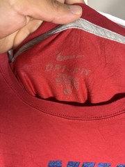 Nike Dri-FIT BSBL Logo Graphic Men’s Red Short Sleeve Crew Neck T-Shirt XL