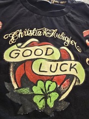 Christian Audigier size XL Embellished Graphic T-shirt Black.