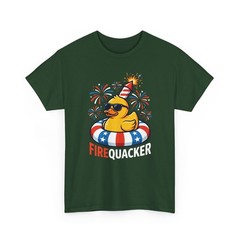 Funny Firequacker Duck Patriotic 4th of July Shirt Unisex T-Shirt