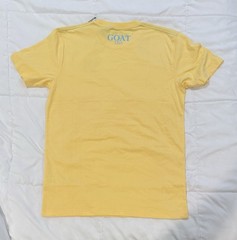 Men’s GOAT USA T-shirt Size Lg Yellow Short Sleeve