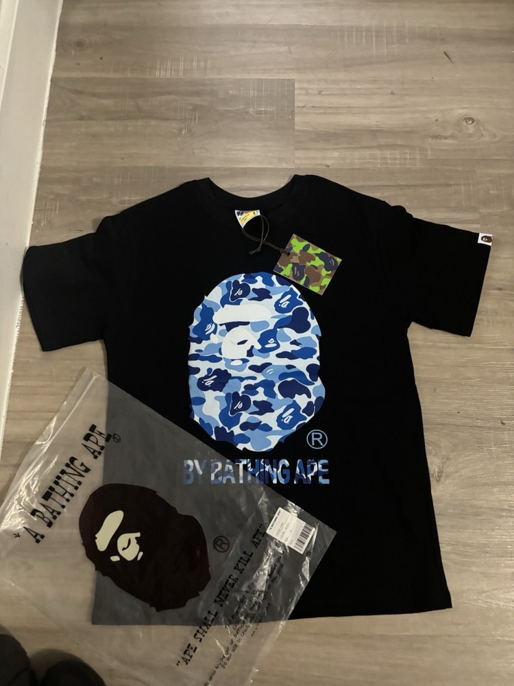 BAPE blue camo- Size S – Brand New “black and blue” true to size bag + tags.