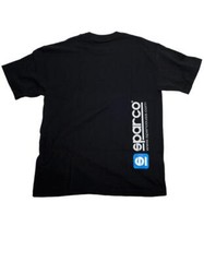 Sparco WWW T-Shirt Logo Black Graphic Ultra-soft T-Shirt Official Licensed