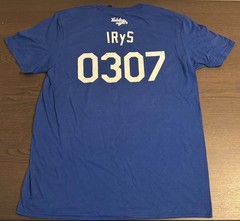 LIMITED EDITION Official LA Dodgers x Hololive Night 2025 T-Shirt – IRyS Large