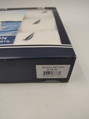 Nautica Cotton V-Neck T-Shirts 3 Pack White Men’s Medium (38-40) NWT