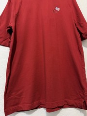 Greg Norman T-Shirt XL Red American Flag Shark Logo 100% Cotton Golf Casual