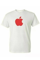 New Apple Logo T Shirt Apple New Shirt Unisex S-XL Sizes 9-Colors Cotton T-Shirt