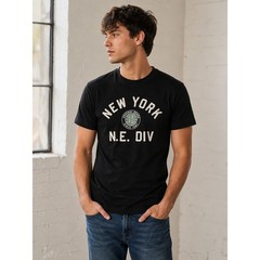 Aeropostale New York Graphic T-Shirt Black Short Sleeve Crew Neck Men’s XS