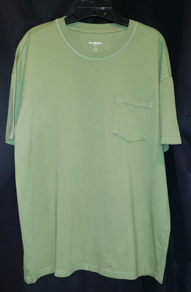Goodfellow & Co Men’s Short Sleeve Pocket T-Shirt, XL Sage Green, NWT