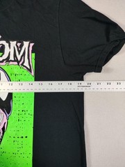 Marvel Venom T Shirt Mens Medium Black Neon Tongue Graphic Tee Superhero Comics