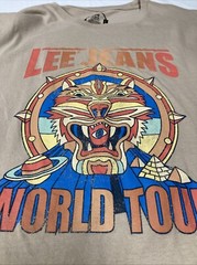 Lee jeans’s world, tour, Short Sleeve Shirt Size X-Large (54-56) Graphic NWT