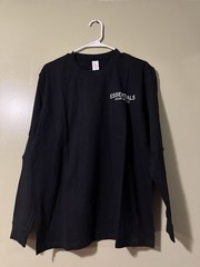 New Trend Long Sleeve Cotton Jersey Tee Black Beige White ESS3NTIALS