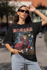 Fullmetal Alchemist T-Shirt Brotherhood Alphonse Elric Anime Gift Shirt Black