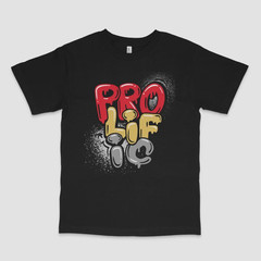 Prolific Off White 5s Black Tee HOT