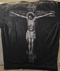 JESUS CHRIST ON THE CROSS CRUCIFIX HOPE SACRIFICE RELIGIOUS RELIGION T-SHIRT