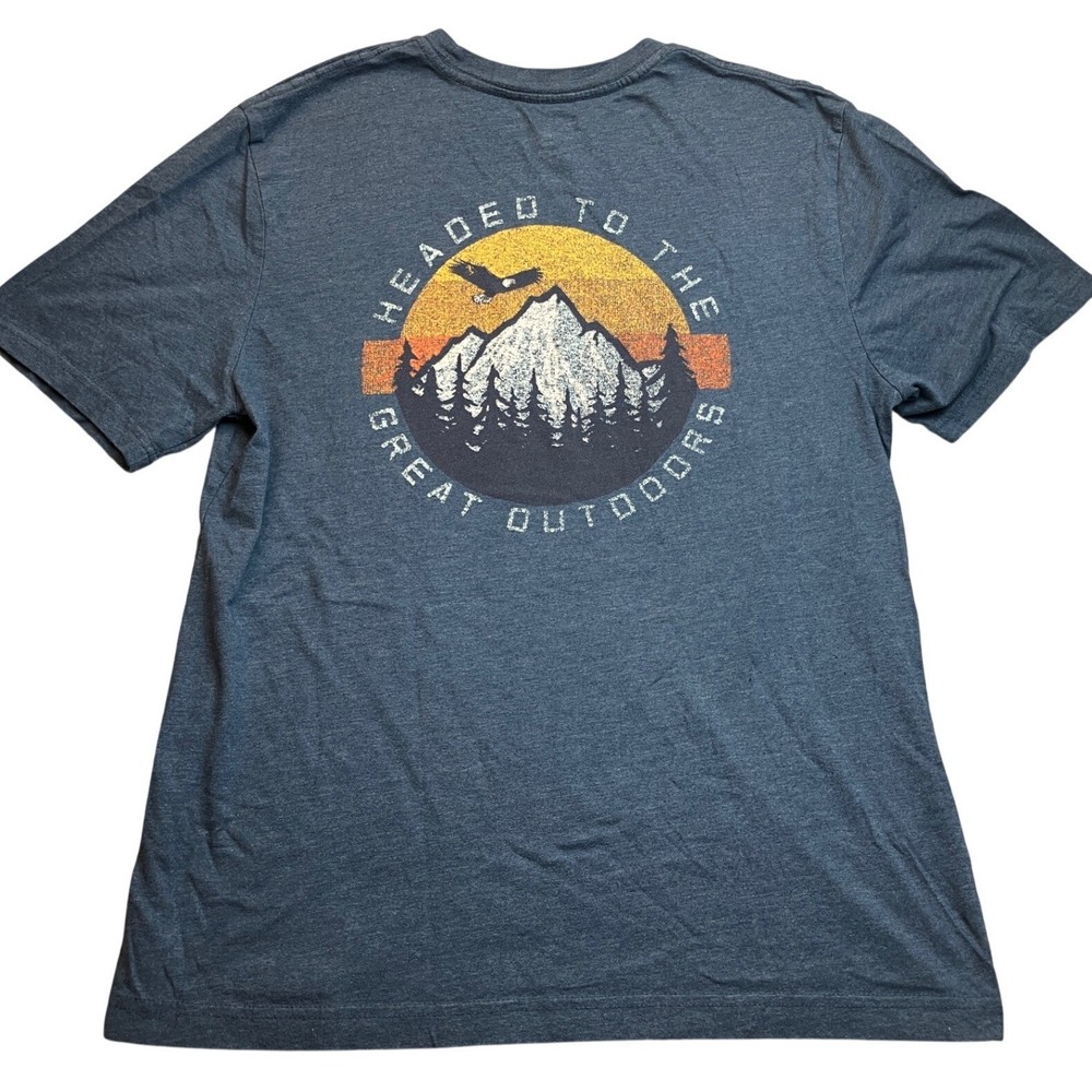 GH Bass Shirt Mens Medium Outdoors Mountains Hiking Everyday Streetwear Eagle