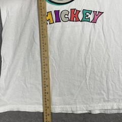 Disney Mickey Mouse Shirt Mens Large White Peace Sign Sunglasses Graphic Neff