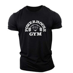 Men’s Muscle T-Shirt Bodybuilding Gym Tee Short Sleeve Fashion Workout Shirts