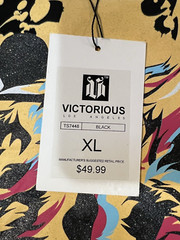 Victorious Shirt Black Colorful Tiger Casual Streetwear Modern Mens XL NWT Tiger