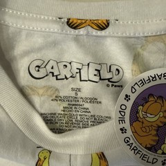 Garfield C-Life Group Short Sleeve Men’s Garfield Print Graphic T-shirt Size SmL
