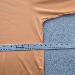 Columbia Men Shirt L/G Orange Logo Text PFG Activewear Long Sleeve Fishing