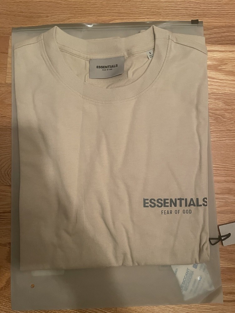 ESSENTIALS Linen T-Shirt S SSENSE EXCLUSIVE FW21 100% AUTHENTIC NEW *SHIPS ASAP*