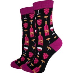 Womens Wine Socks – Combed Cotton Soft